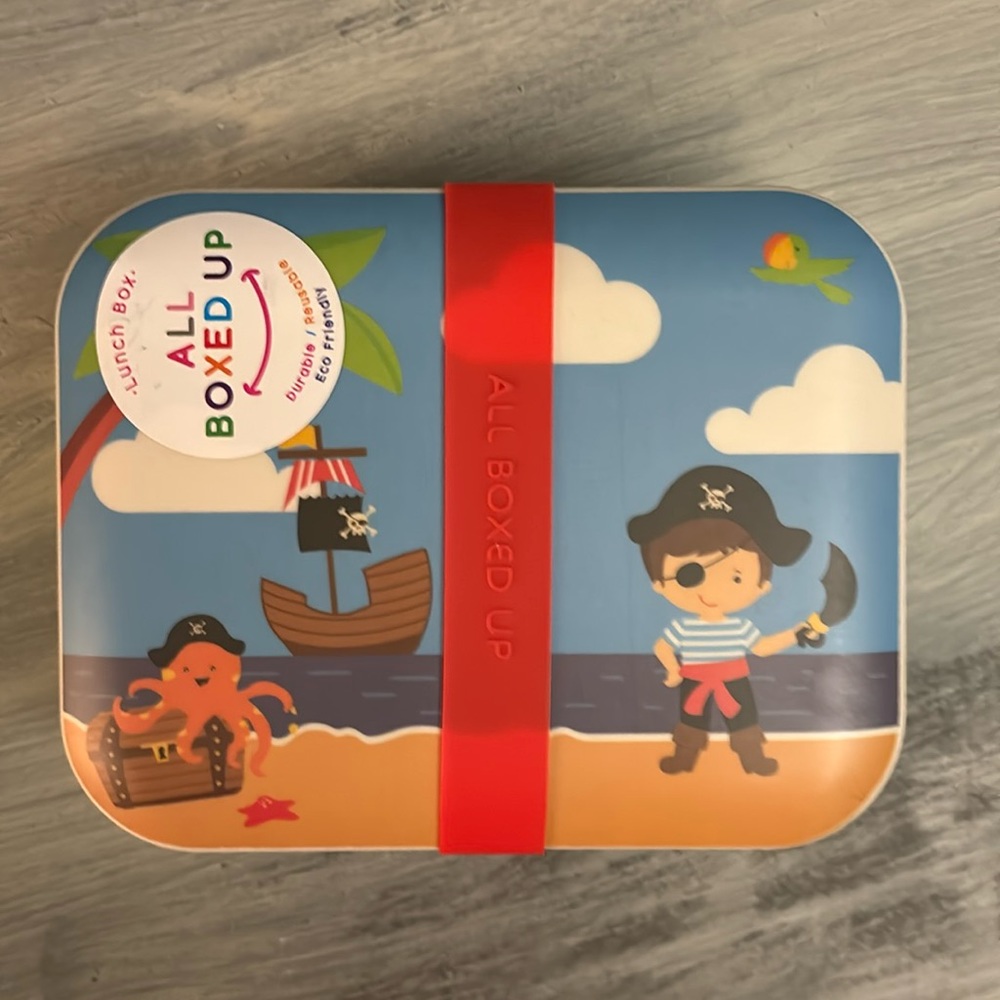 All Boxed Up Lunch Box by Eco One Pirate NWT
